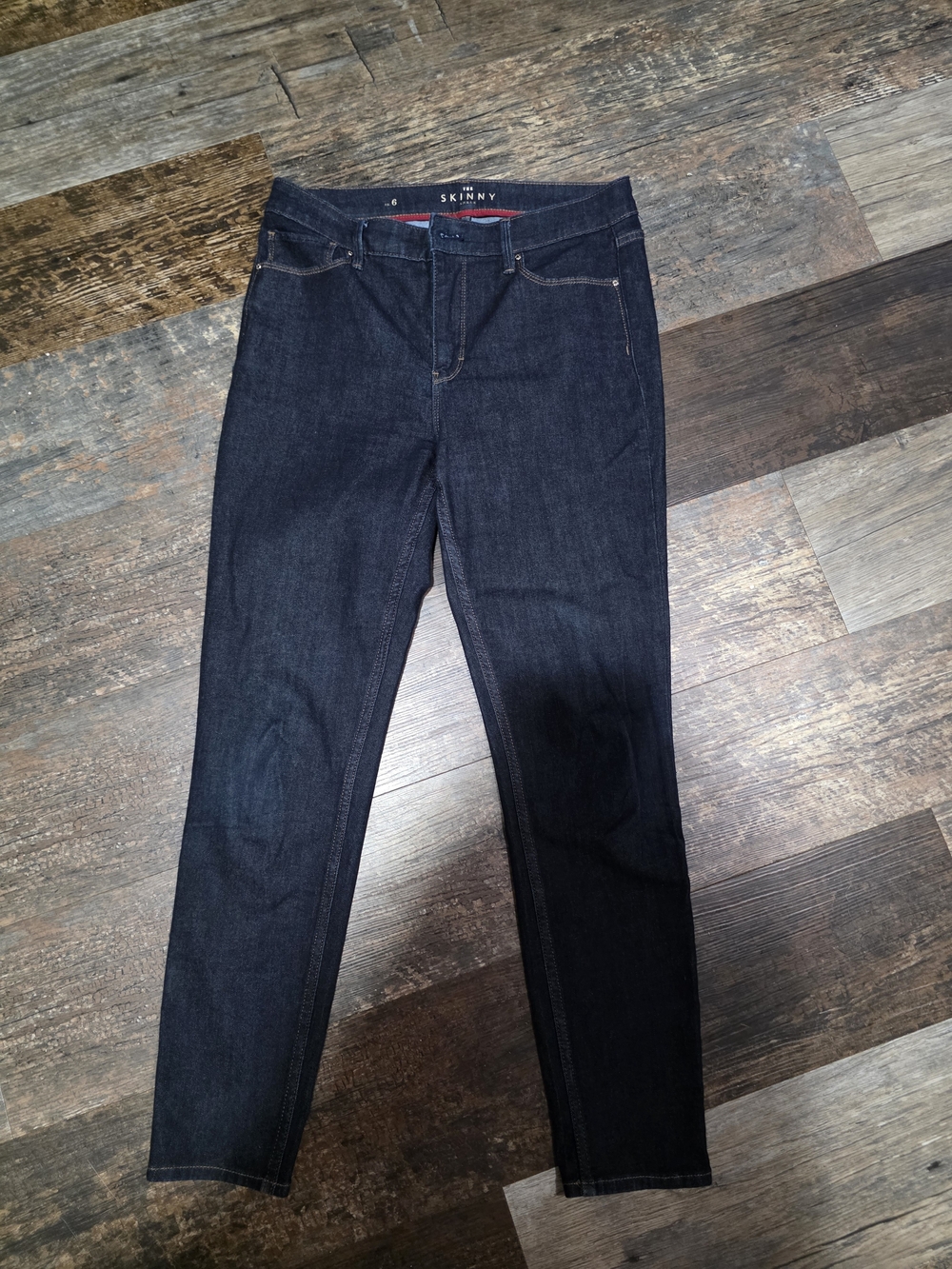 White House Black Market Dark Indigo Skinny Jeans
